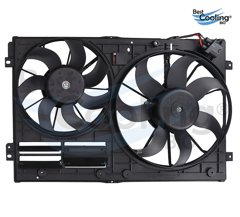 MOTOVENTILADOR VOLKSWAGEN JETTA A6 2.0L 2011-2018 TURBO BORA 2.0L 2006-2010 TURBO VOLKSWAGEN TRUCK TIGUAN 2.0L 2012-2017 TURBO BEST COOLING
