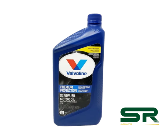 ACEITE PREMIUM PROTECTION SAE 20W50 MEZCLA SYNTHETIC 1L VALVOLINE