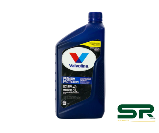 ACEITE PREMIUM PROTECTION SAE 15W40 MEZCLA SYNTHETIC 1L VALVOLINE