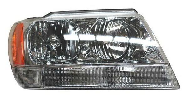 FARO DERECHO FONDO CROMADO JEEP GRAND CHEROKEE 1999-2004 CUARTO BCO TYC