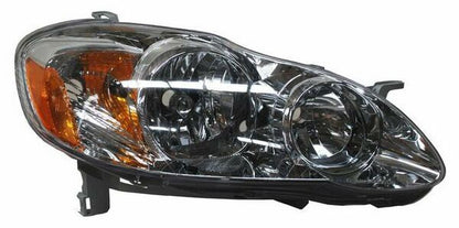 FARO DERECHO FONDO CROMADO TOYOTA COROLLA 2005-2008 TYC