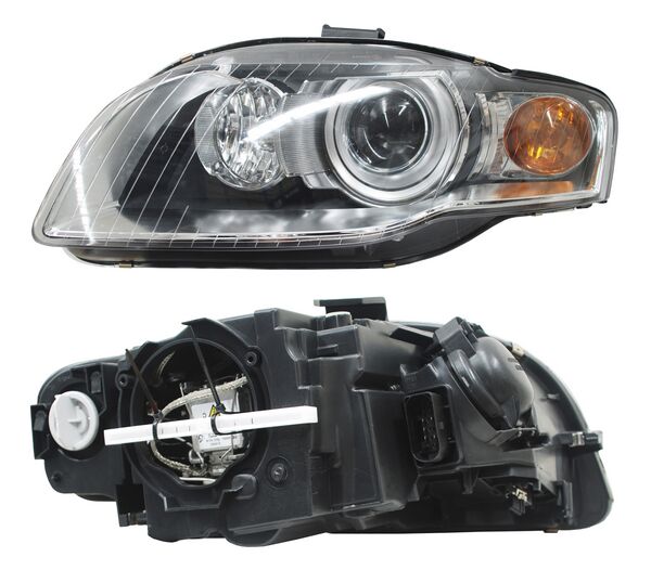 FARO IZQUIERDO CON LUPA AS AUDI A4 2005-2008 CUARTO C / FOCOS SIN BAL TRA P / XENON .11 TYC