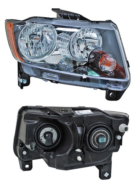 FARO DERECHO FONDO NEGRO JEEP COMP S 2014-2017 TYC
