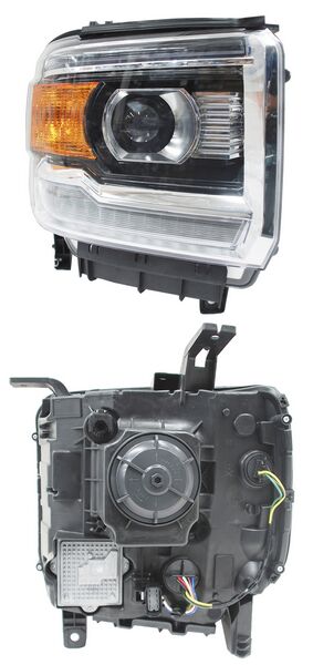 FARO DERECHO CON LUZ DE DÍA GMC SIERRA 2014-2015 TYC