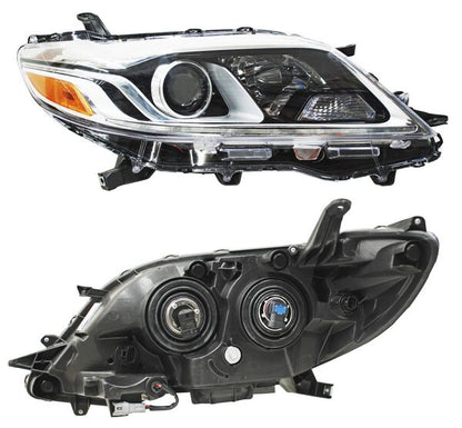 FARO DERECHO FONDO CROMADO TOYOTA SIENNA 2015-2020 TYC