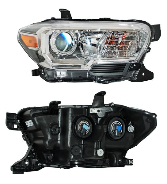 FARO DERECHO FONDO CROMADO TOYOTA TACOMA 2017-2023 TYC