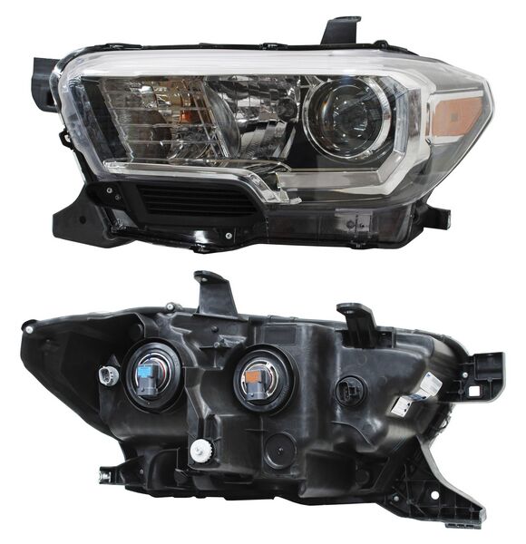 FARO IZQUIERDO FONDO NEGRO TOYOTA TACOMA 2017-2023 C / ANILLO INT TYC
