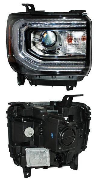 FARO DERECHO FONDO CROMADO GMC SIERRA 2016-2018 P / XENON . TYC