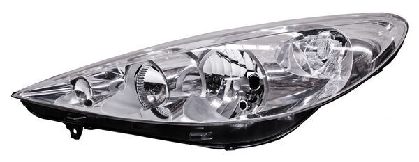 FARO IZQUIERDO FONDO CROMADO PEUGEOT 207 2008-2013 TYC