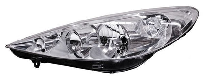 FARO IZQUIERDO FONDO CROMADO PEUGEOT 207 2008-2013 TYC