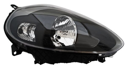 FARO DERECHO FONDO NEGRO FIAT PUNTO 2013-2015 TYC