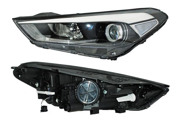 FARO IZQUIERDO CON MOTOR ELÉCTRICO LED HYUNDAI TUCSON 2016-2018 S TYC