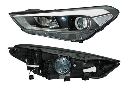 FARO IZQUIERDO CON MOTOR ELÉCTRICO LED HYUNDAI TUCSON 2016-2018 S TYC