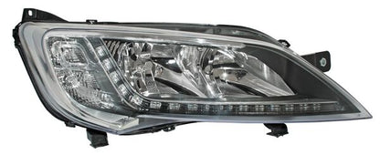 FARO DERECHO CON LUZ DE DÍA FONDO CROMADO LUZ DE DÍA CON MOTOR CROMADO FIAT DUCATO / MANAGER 2015-2023 CARGO VAN CCC3.6.04 TYC