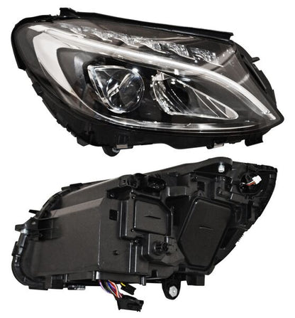 FARO DERECHO CON MOTOR ELÉCTRICO LED MERCEDES BENZ CL E C 2015-2018 S TYC