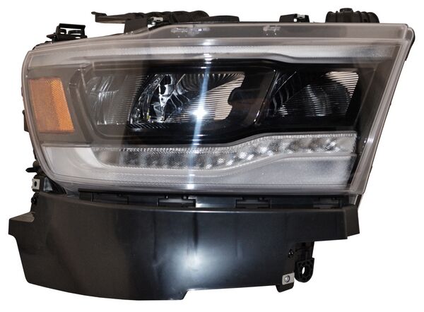 FARO DERECHO FONDO NEGRO LED DODGE PICKUP 2019-2024 S TYC