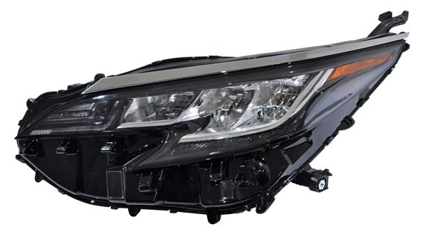 FARO IZQUIERDO CROMADO FILO LED TOYOTA SIENNA 2021-2025 S LE / LXE / HYBRID TYC