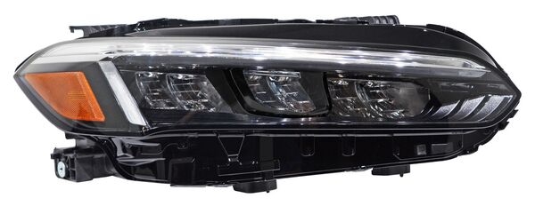 FARO DERECHO FONDO NEGRO LED HONDA CIVIC 2022-2025 4P S TYC