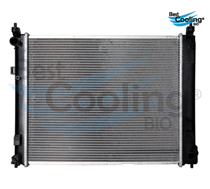 RADIADOR ANTICONGELANTE NISSAN VERSA 4L 1.6 LTS 2012-2019 MARCH 4L 1.6 LTS 2012-2023 CON Y SIN A/C TRANSMISIÓN MANUAL BEST COOLING