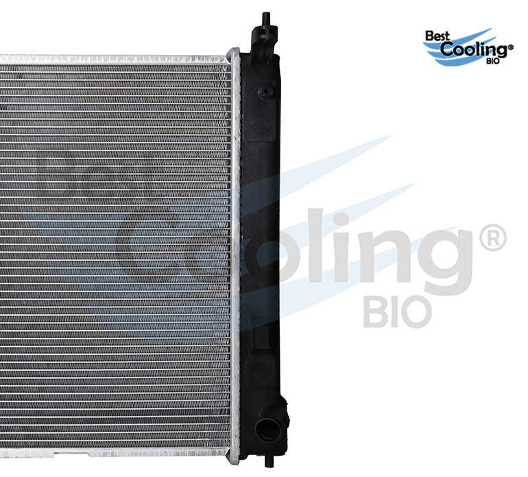 RADIADOR ANTICONGELANTE NISSAN VERSA 4L 1.6 LTS 2012-2019 MARCH 4L 1.6 LTS 2012-2023 CON Y SIN A/C TRANSMISIÓN MANUAL BEST COOLING