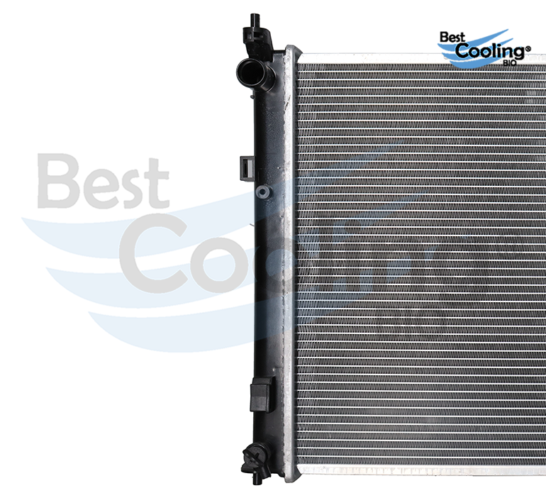RADIADOR ANTICONGELANTE NISSAN VERSA 4L 1.6 LTS 2012-2019 MARCH 4L 1.6 LTS 2012-2023 CON Y SIN A/C TRANSMISIÓN MANUAL BEST COOLING