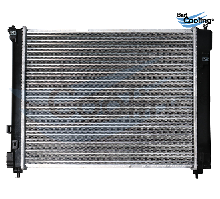RADIADOR ANTICONGELANTE NISSAN VERSA 4L 1.6 LTS 2012-2019 MARCH 4L 1.6 LTS 2012-2023 CON Y SIN A/C TRANSMISIÓN MANUAL BEST COOLING