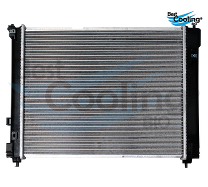 RADIADOR ANTICONGELANTE NISSAN VERSA 4L 1.6 LTS 2012-2019 MARCH 4L 1.6 LTS 2012-2023 CON Y SIN A/C TRANSMISIÓN MANUAL BEST COOLING