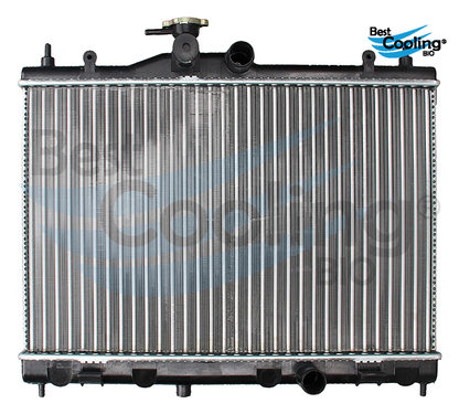 RADIADOR ALUMINIO ANTICONGELANTE NISSAN TIIDA 4L 1.8 LTS 2007-2018 CON Y SIN A/C TRANSMISIÓN MANUAL 35916 BEST COOLING