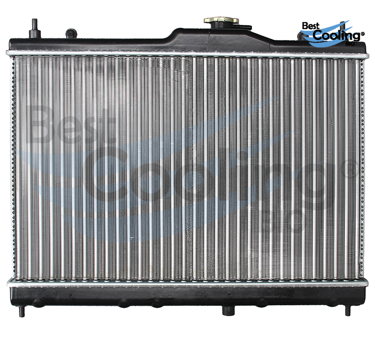 RADIADOR ALUMINIO ANTICONGELANTE NISSAN TIIDA 4L 1.8 LTS 2007-2018 CON Y SIN A/C TRANSMISIÓN MANUAL 35916 BEST COOLING