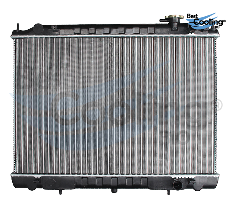 RADIADOR ANTICONGELANTE NISSAN TRUCK D22 PICK UP 4L 2.4 LTS 2008-2015 CON Y SIN A/C TRANSMISIÓN MANUAL = 35816 BEST COOLING