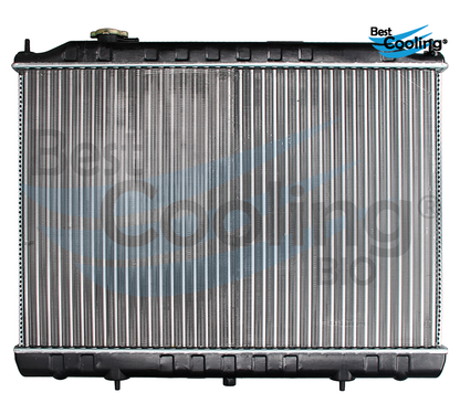 RADIADOR ANTICONGELANTE NISSAN TRUCK D22 PICK UP 4L 2.4 LTS 2008-2015 CON Y SIN A/C TRANSMISIÓN MANUAL = 35816 BEST COOLING