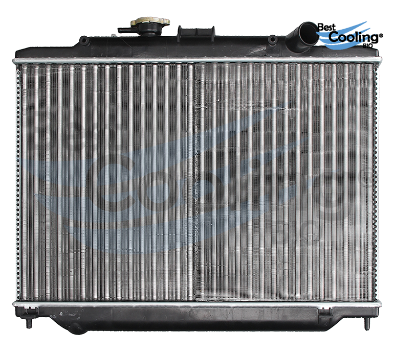 RADIADOR ANTICONGELANTE NISSAN TRUCK URVAN 4L 2.4 LTS 2002-2007 CON Y SIN A/C TRANSMISIÓN MANUAL =35804 BEST COOLING