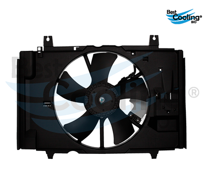 MOTOVENTILADOR 5 ASPAS NISSAN TIIDA 1.6L 2013-2018 TIIDA 1.8L 2007-2018 TRANSMISION AUTOMATICA Y MANUAL BEST COOLING
