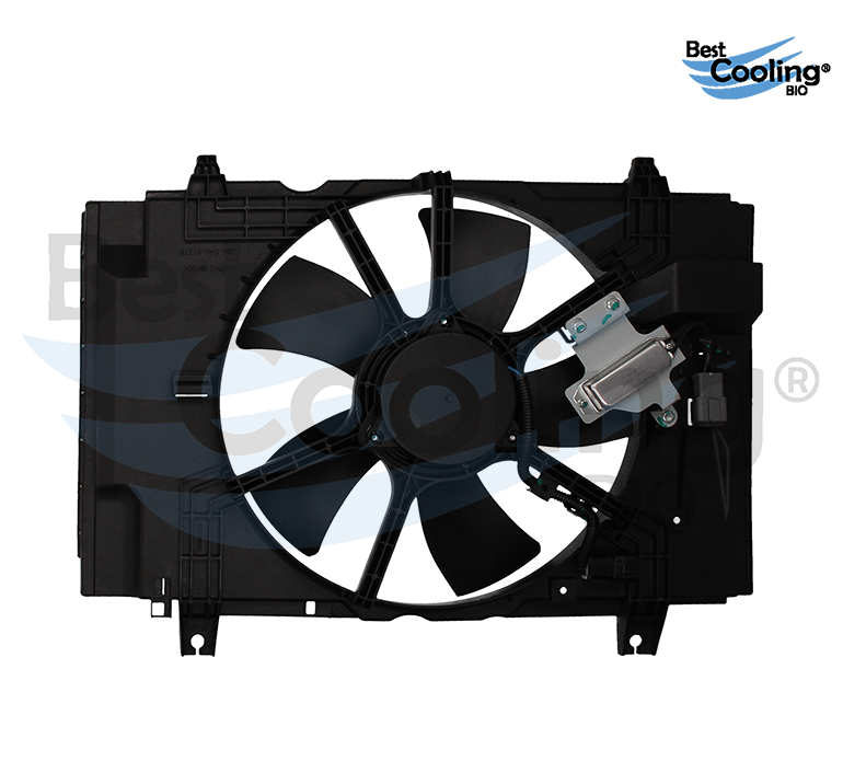 MOTOVENTILADOR 5 ASPAS NISSAN TIIDA 1.6L 2013-2018 TIIDA 1.8L 2007-2018 TRANSMISION AUTOMATICA Y MANUAL BEST COOLING