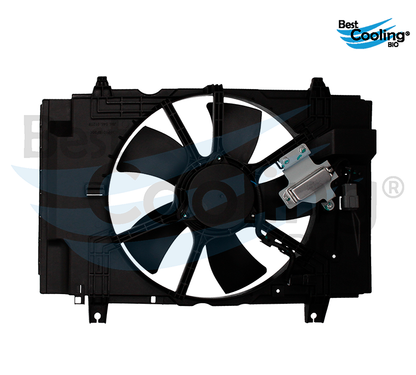 MOTOVENTILADOR 5 ASPAS NISSAN TIIDA 1.6L 2013-2018 TIIDA 1.8L 2007-2018 TRANSMISION AUTOMATICA Y MANUAL BEST COOLING