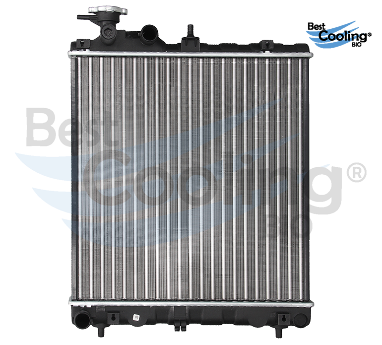 RADIADOR ALUMINIO ANTICONGELANTE DODGE ATOS 4L 1.1 LTS 2005-2012 CON Y SIN A/C TRANSMISIÓN MANUAL 35691 BEST COOLING