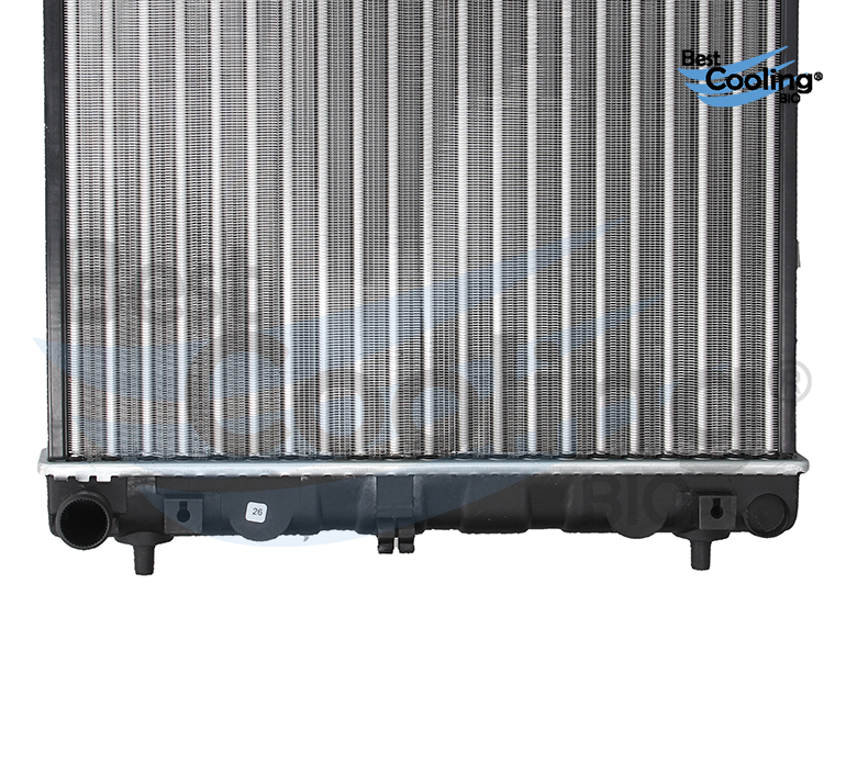 RADIADOR ALUMINIO ANTICONGELANTE DODGE ATOS 4L 1.1 LTS 2005-2012 CON Y SIN A/C TRANSMISIÓN MANUAL 35691 BEST COOLING