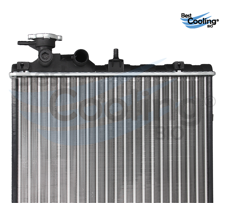 RADIADOR ALUMINIO ANTICONGELANTE DODGE ATOS 4L 1.1 LTS 2005-2012 CON Y SIN A/C TRANSMISIÓN MANUAL 35691 BEST COOLING