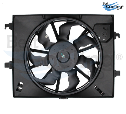MOTOVENTILADOR 7 ASPAS HYUNDAI GRAND I10 1.2L 2015-2020 TRANSMISION MANUAL BEST COOLING