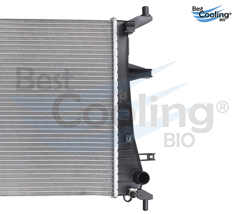 RADIADOR ANTICONGELANTE CHEVROLET AVEO 4L 1.5 LTS 2018-2023 CON A/C TRANSMISIÓN MANUAL BEST COOLING