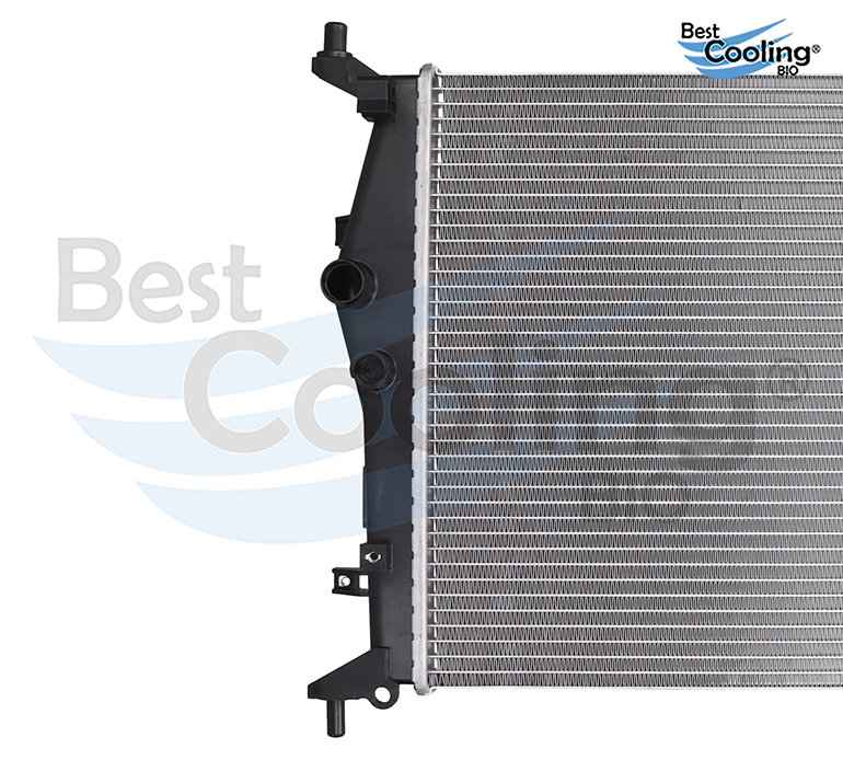 RADIADOR ANTICONGELANTE CHEVROLET AVEO 4L 1.5 LTS 2018-2023 CON A/C TRANSMISIÓN MANUAL BEST COOLING