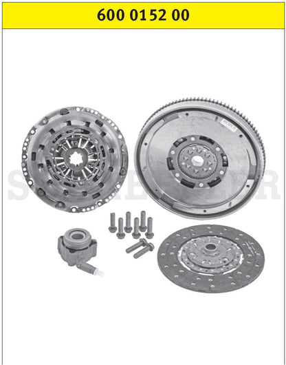 KIT CLUTCH FIAT TRUCK DUCATO 4L 3.0 LTS 2008-2012 TDI 157 HP DOHC 6 VELOCIDADES LUK - Beta Autopartes