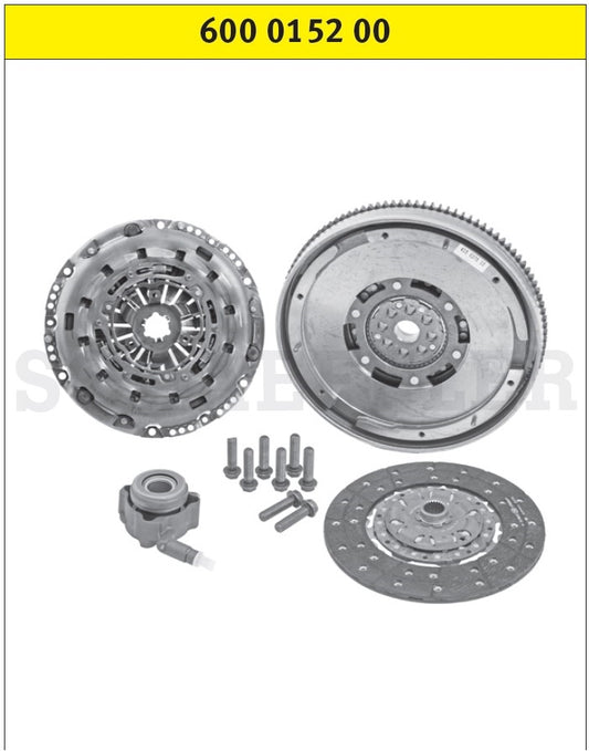 KIT CLUTCH FIAT TRUCK DUCATO 4L 3.0 LTS 2008-2012 TDI 157 HP DOHC 6 VELOCIDADES LUK - Beta Autopartes
