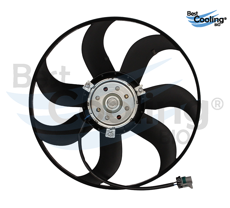 MOTOVENTILADOR 7 ASPAS 250W VOLKSWAGEN GOL 1.6L 2009-2020 VOLKSWAGEN TRUCK SAVEIRO 1.6L 2010-2019 TRANSMISION MANUAL TIPO SIEMENS 392MM BEST COOLING