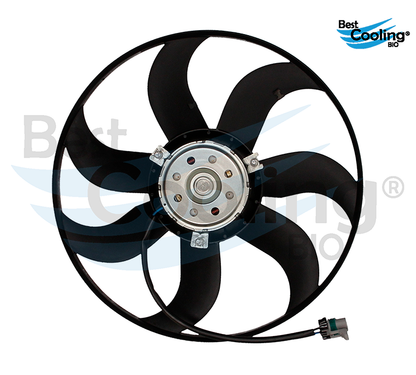 MOTOVENTILADOR 7 ASPAS 250W VOLKSWAGEN GOL 1.6L 2009-2020 VOLKSWAGEN TRUCK SAVEIRO 1.6L 2010-2019 TRANSMISION MANUAL TIPO SIEMENS 392MM BEST COOLING