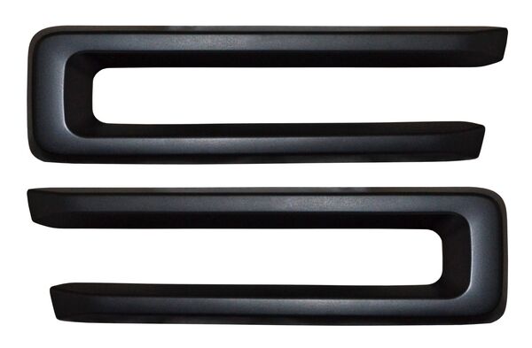 MOLDURA PARRILLA DODGE PICKUP 2019-2020 RAM 2500 / 3500 NEGRA CENTRAL JUEGO 2 PZAS TYG