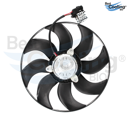 MOTOVENTILADOR 8 ASPAS 3 PINES CHEVROLET AVEO 1.5L 2018-2023 TRANSMISION AUTOMATICA MANUAL CON Y 370MM BEST COOLING