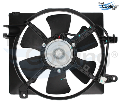 MOTOVENTILADOR 6 ASPAS CHEVROLET SPARK 1.2L 2011-2015 MATIZ 1.0L 2004-2005 TRANSMISION MANUAL 2 TERMINALES BEST COOLING