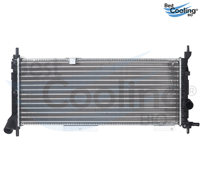 RADIADOR ALUMINIO ANTICONGELANTE CHEVROLET CHEVY 4L 1.4 LTS 1994-2012 CHEVY 4L 1.6 LTS 1996-2012 CON A/C TRANSMISIÓN MANUAL 32MM 93242169 35634 BEST COOLING