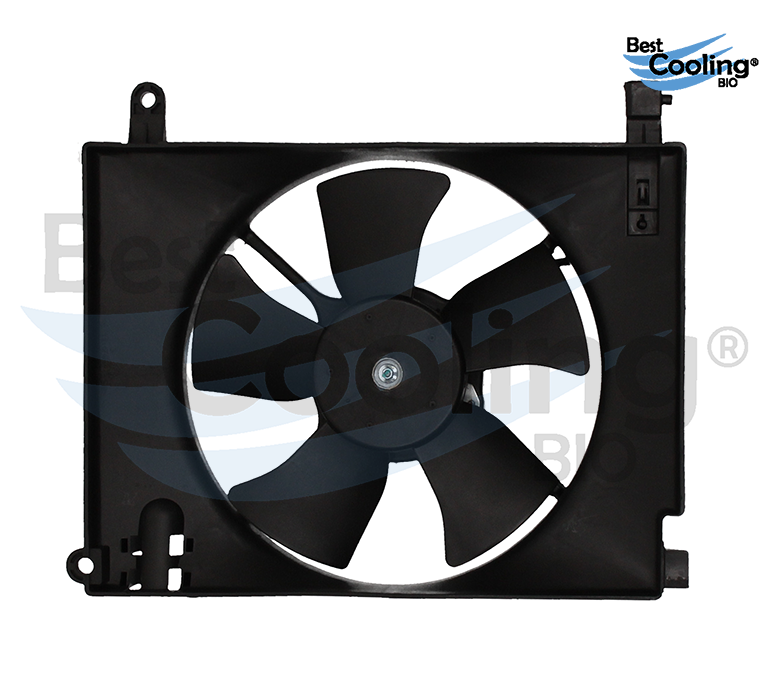 MOTOVENTILADOR 5 ASPAS CHEVROLET AVEO 1.6L 2008-2009 SUZUKI SWIFT 1.5L 2007-2008 PONTIAC G3 1.6L 2007-2008 TRANSMISION MANUAL 2 TERMINALES BEST COOLING